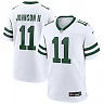 Zennovawear Men's New York Jets Jermaine Johnson II Legacy White Game Jersey