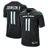 Zennovawear Men's New York Jets Jermaine Johnson II Stealth Black Alternate Game Jersey