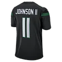 Zennovawear Men's New York Jets Jermaine Johnson II Stealth Black Alternate Game Jersey