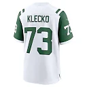 Zennovawear Men's New York Jets Joe Klecko White Classic Alternate Retired Player Game Jersey