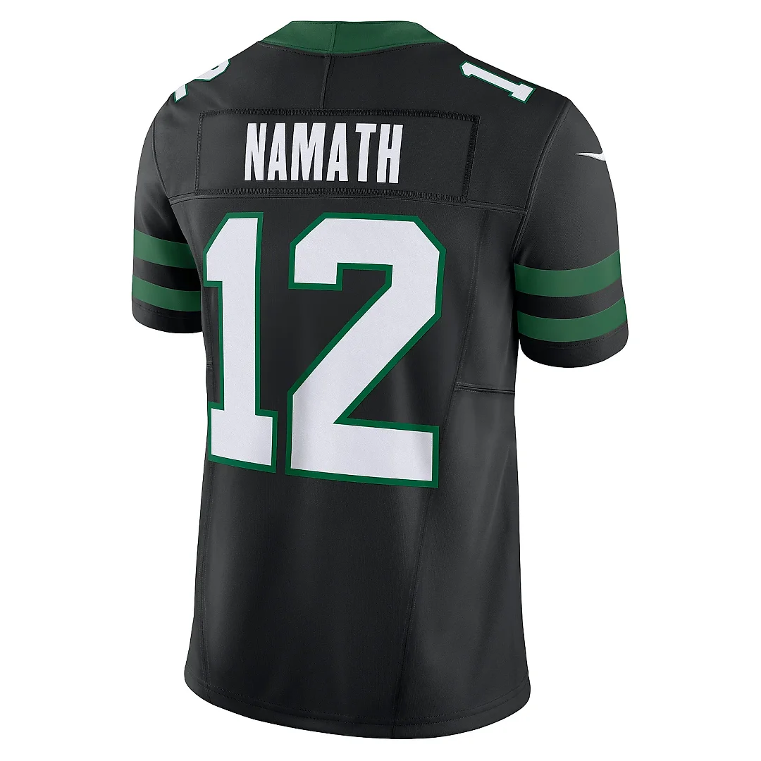 Zennovawear Men's New York Jets Joe Namath Legacy Black Alternate Vapor F.U.S.E. Limited Jersey