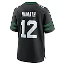 Zennovawear Men's New York Jets Joe Namath Legacy Black Alternate Retired Player Game Jersey