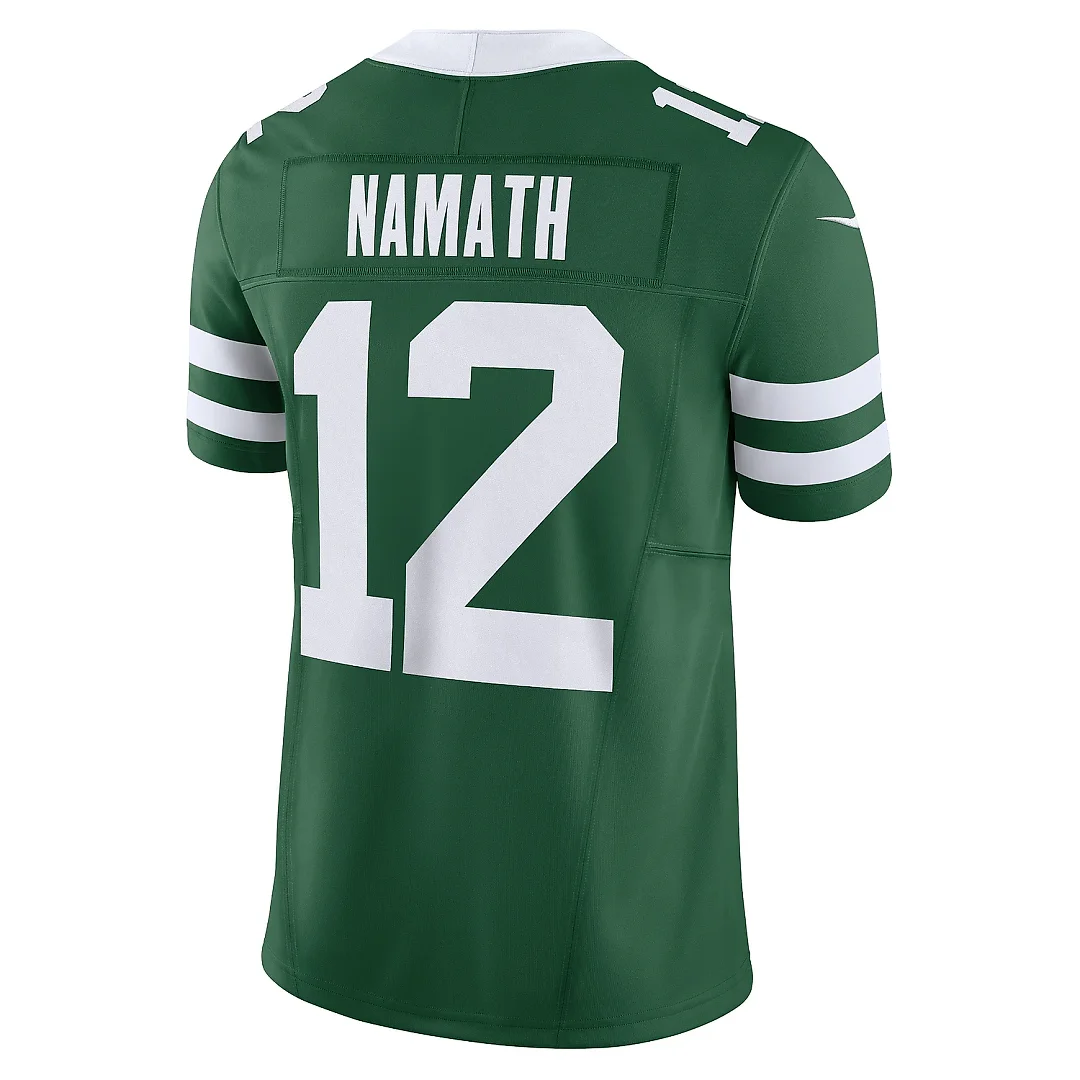 Zennovawear Men's New York Jets Joe Namath Legacy Green Vapor F.U.S.E. Limited Jersey
