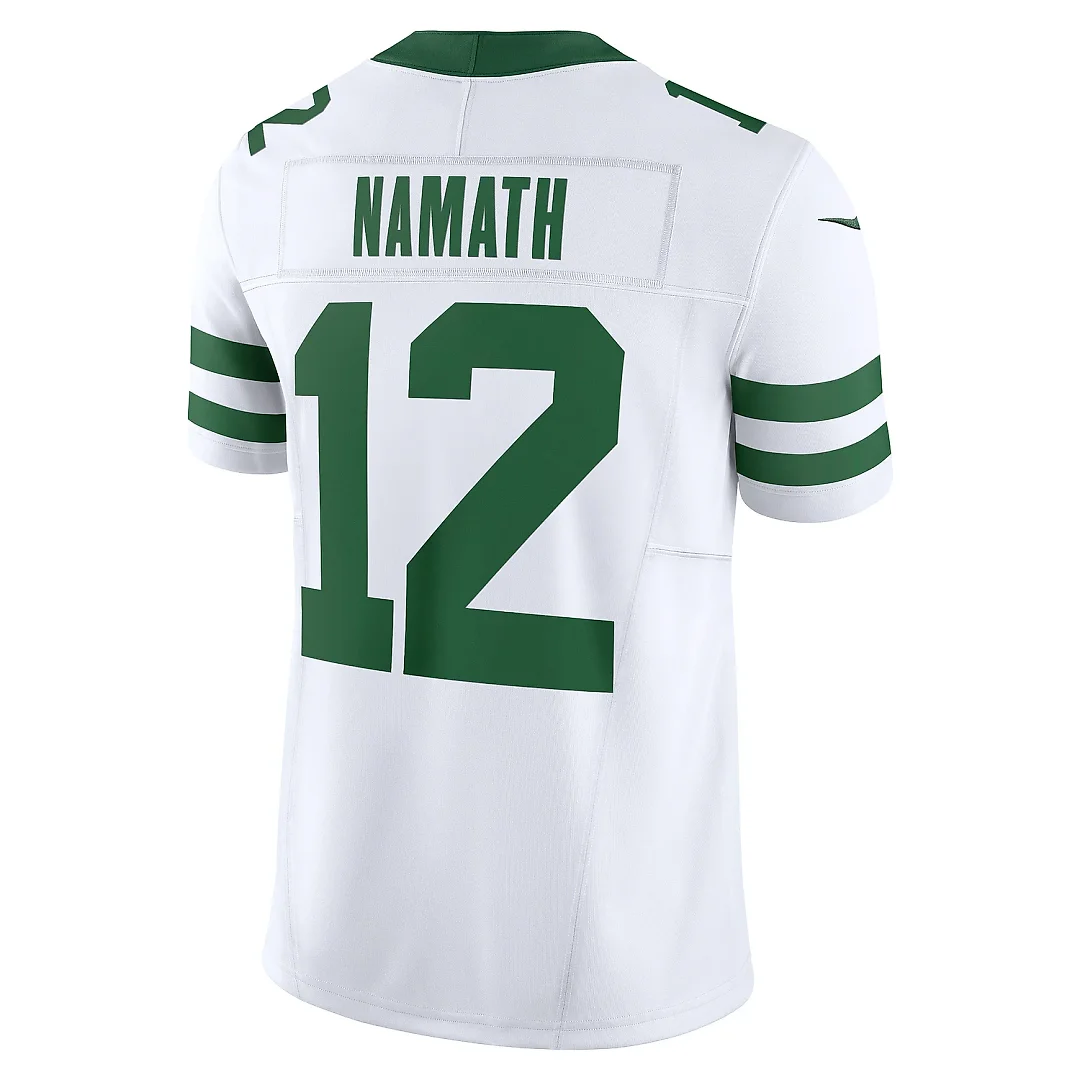 Zennovawear Men's New York Jets Joe Namath Legacy White Vapor F.U.S.E. Limited Jersey