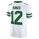 Zennovawear Men's New York Jets Joe Namath Legacy White Vapor F.U.S.E. Limited Jersey