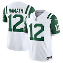 Zennovawear Men's New York Jets Joe Namath White Classic Alternate Vapor F.U.S.E. Retired Player Limited Jersey