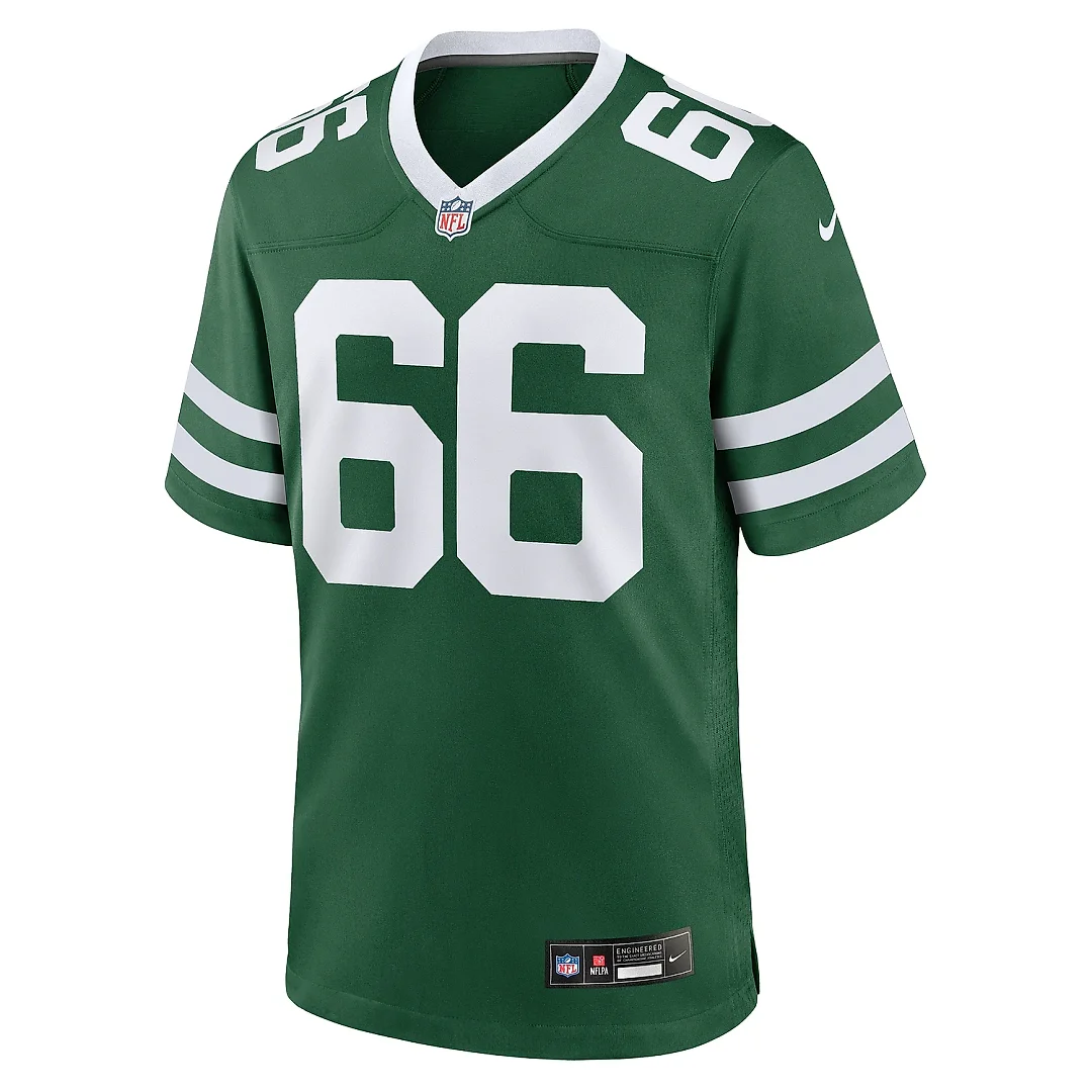 Zennovawear Men's New York Jets Joe Tippmann Legacy Green Team Game Jersey