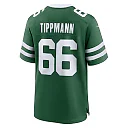 Zennovawear Men's New York Jets Joe Tippmann Legacy Green Team Game Jersey