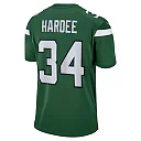 Zennovawear Men's New York Jets Justin Hardee Gotham Green Game Jersey