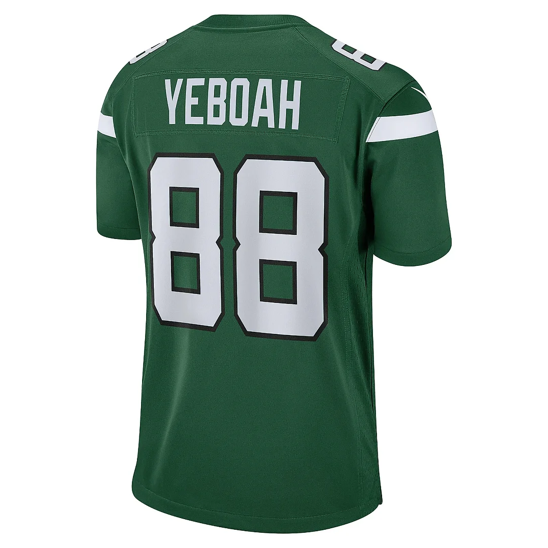 Zennovawear Men's New York Jets Kenny Yeboah Gotham Green Game Player Jersey