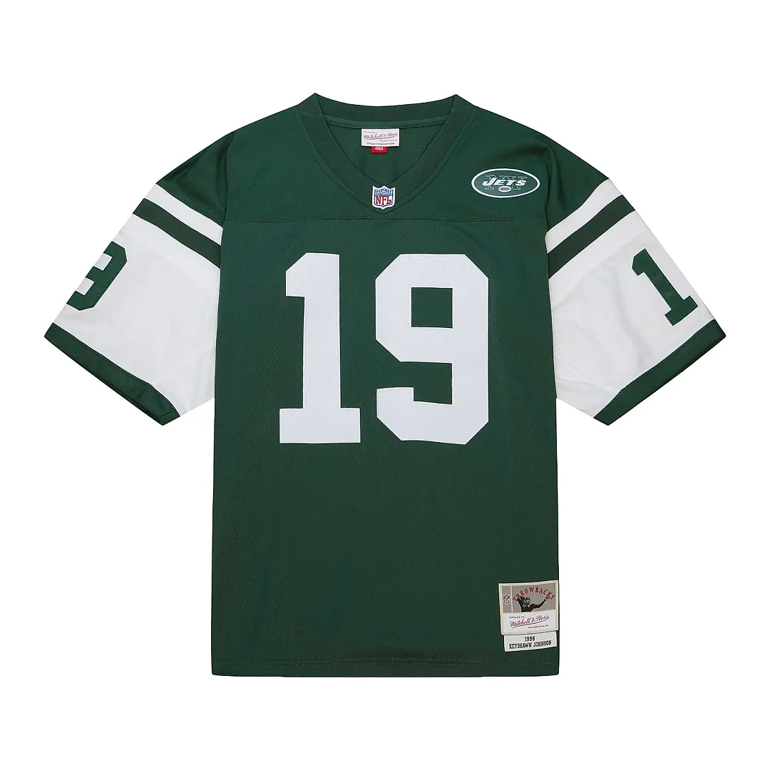 Zennovawear Men's New York Jets Keyshawn Johnson Mitchell & Ness Green Legacy Jersey