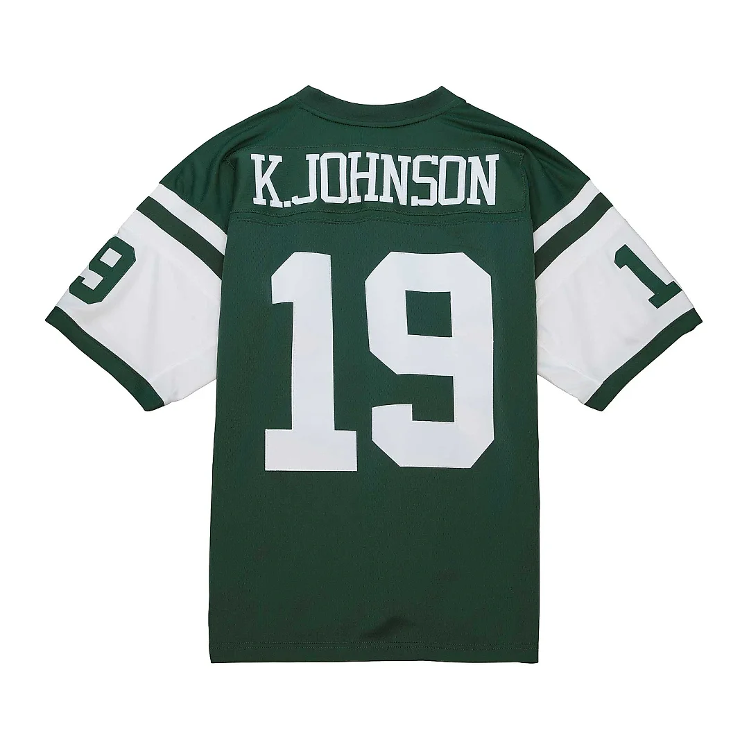 Zennovawear Men's New York Jets Keyshawn Johnson Mitchell & Ness Green Legacy Jersey