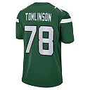 Zennovawear Men's New York Jets Laken Tomlinson Gotham Green Game Jersey