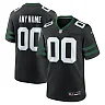 Zennovawear Men's New York Jets Legacy Black Alternate Custom Game Jersey