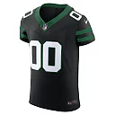 Zennovawear Men's New York Jets Legacy Black Alternate Vapor F.U.S.E. Elite Custom Jersey