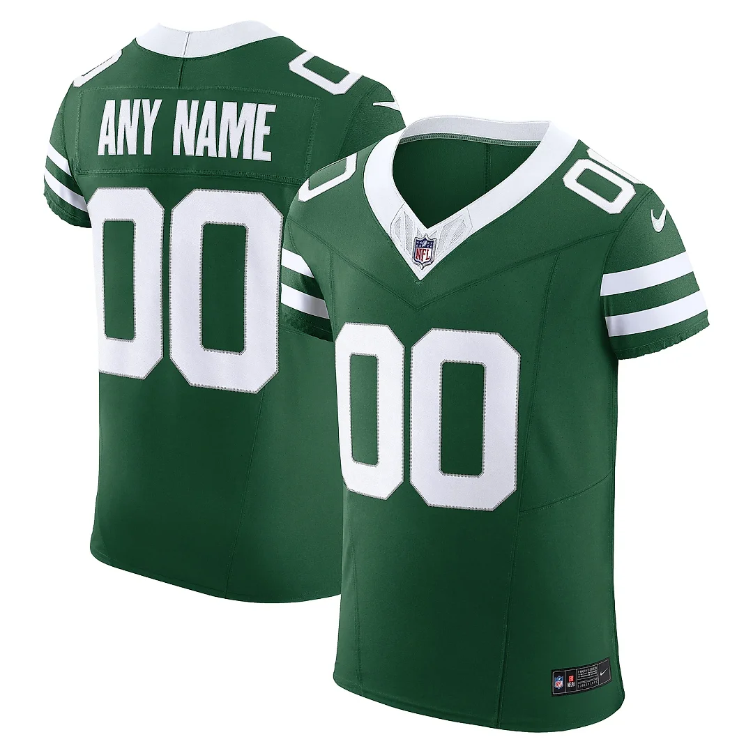 Zennovawear Men's New York Jets Legacy Green Vapor F.U.S.E. Elite Custom Jersey