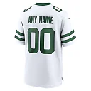 Zennovawear Men's New York Jets Legacy White Custom Game Jersey