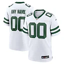 Zennovawear Men's New York Jets Legacy White Custom Game Jersey