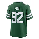 Zennovawear Men's New York Jets Leki Fotu Legacy Green Team Game Jersey