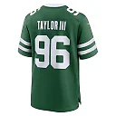 Zennovawear Men's New York Jets Leonard Taylor III Legacy Green Team Game Jersey