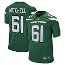 Zennovawear Men's New York Jets Max Mitchell Gotham Green Game Player Jersey