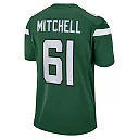 Zennovawear Men's New York Jets Max Mitchell Gotham Green Game Player Jersey