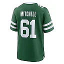 Zennovawear Men's New York Jets Max Mitchell Legacy Green Team Game Jersey