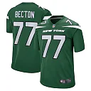 Zennovawear Men's New York Jets Mekhi Becton Gotham Green Player Game Jersey