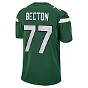 Zennovawear Men's New York Jets Mekhi Becton Gotham Green Player Game Jersey