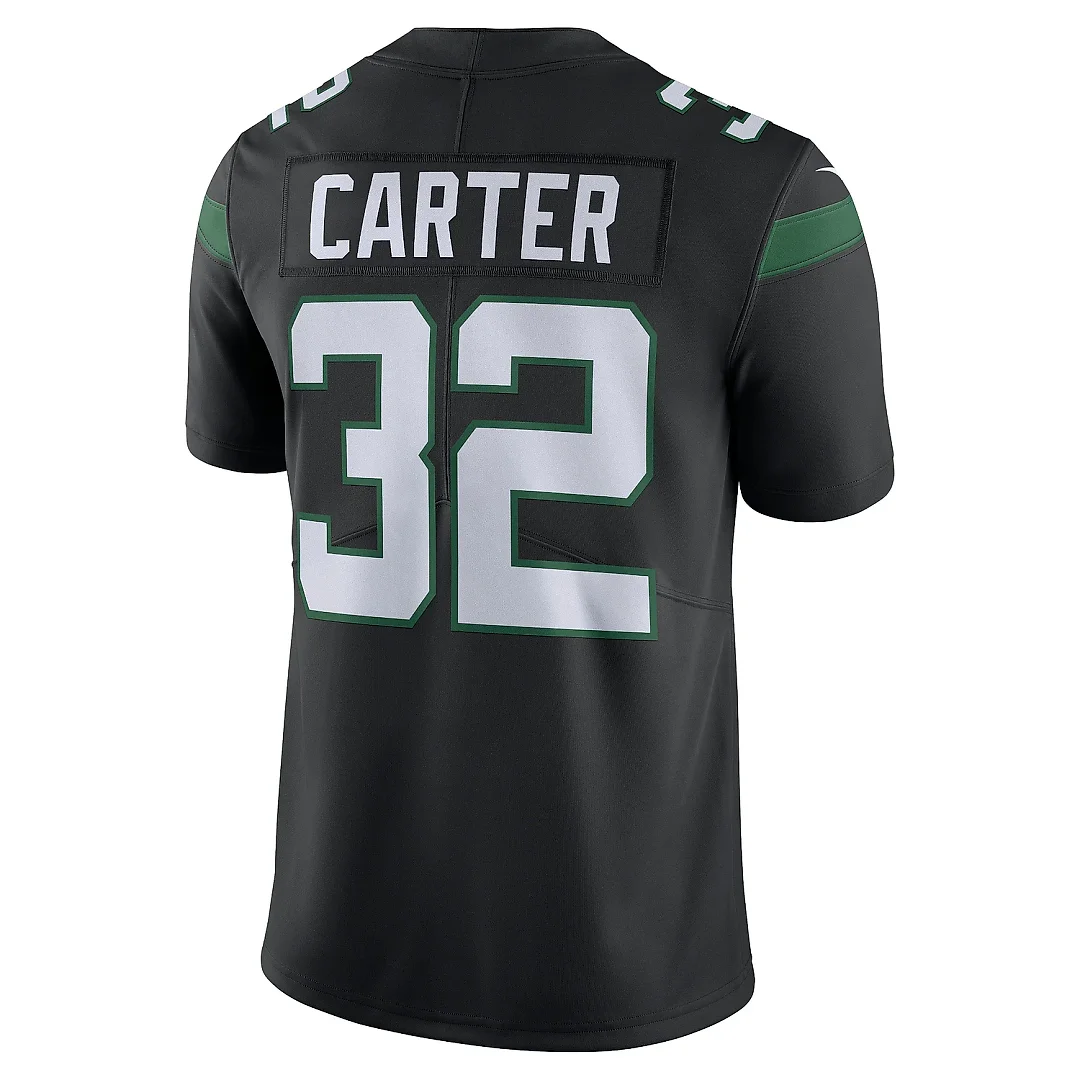 Zennovawear Men's New York Jets Michael Carter Black Vapor Untouchable Limited Jersey