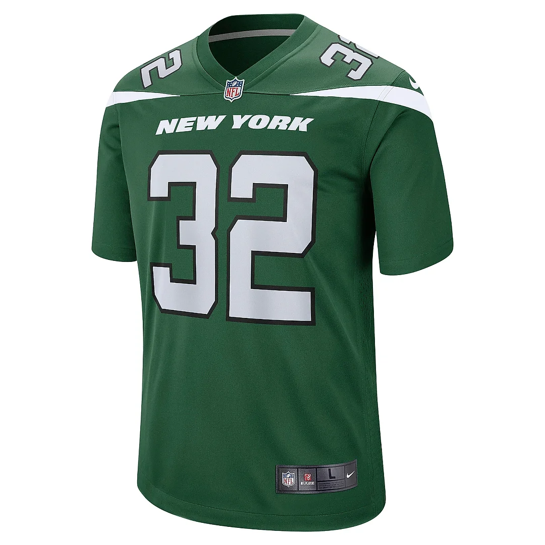 Zennovawear Men's New York Jets Michael Carter Gotham Green Game Jersey