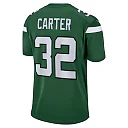 Zennovawear Men's New York Jets Michael Carter Gotham Green Game Jersey