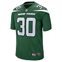 Zennovawear Men's New York Jets Michael Carter II Gotham Green Game Jersey
