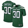 Zennovawear Men's New York Jets Michael Carter II Gotham Green Game Jersey