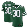 Zennovawear Men's New York Jets Michael Carter II Legacy Green Team Game Jersey