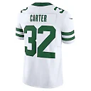 Zennovawear Men's New York Jets Michael Carter Legacy White Vapor F.U.S.E. Limited Jersey