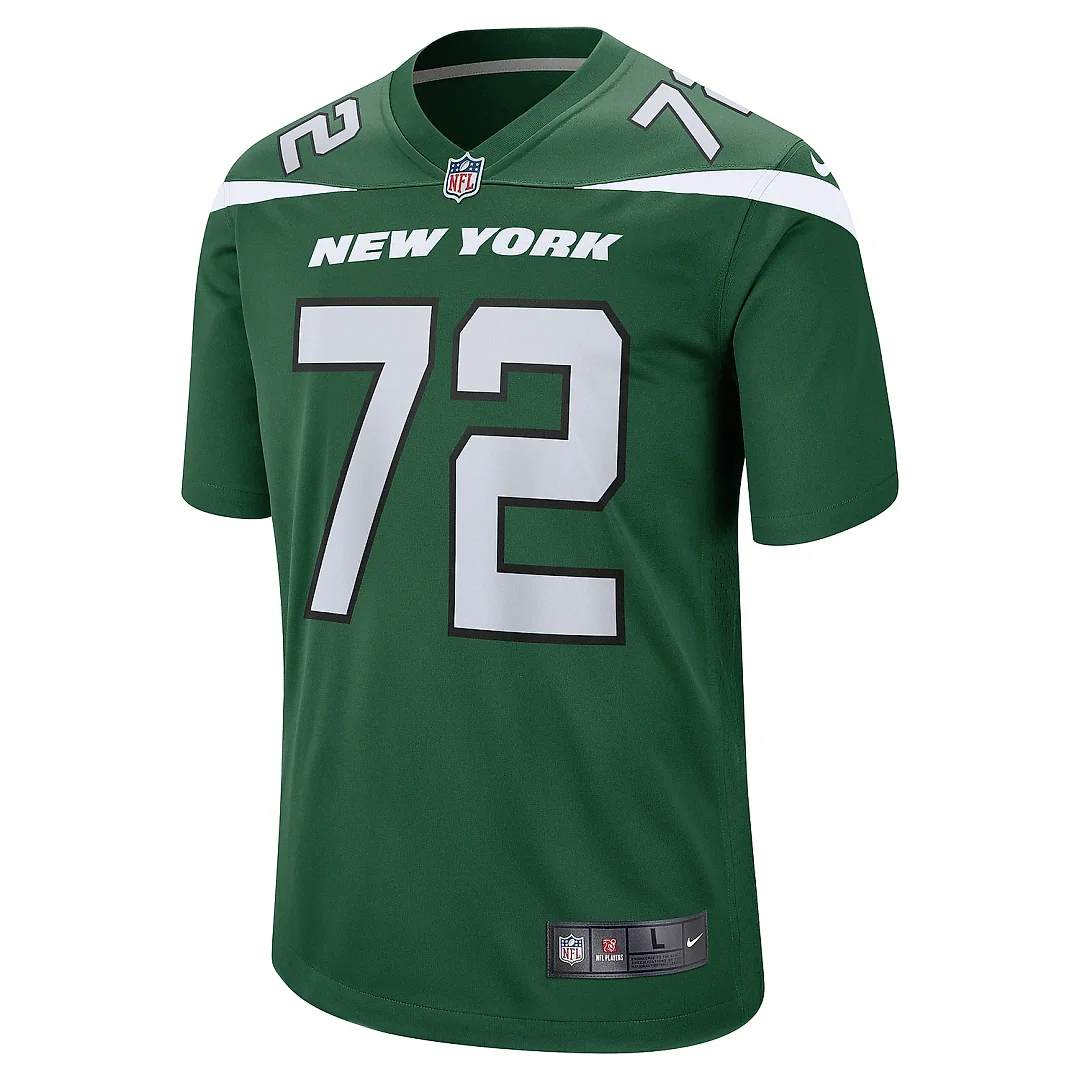 Zennovawear Men's New York Jets Micheal Clemons Gotham Green Game Player Jersey
