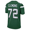 Zennovawear Men's New York Jets Micheal Clemons Gotham Green Game Player Jersey