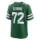 Zennovawear Men's New York Jets Micheal Clemons Legacy Green Team Game Jersey