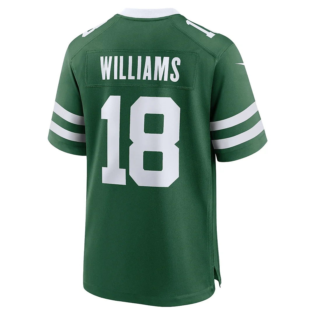 Zennovawear Men's New York Jets Mike Williams Legacy Green Game Jersey
