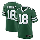 Zennovawear Men's New York Jets Mike Williams Legacy Green Game Jersey