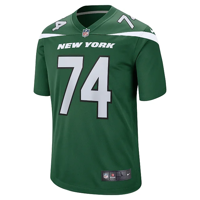 Zennovawear Men's New York Jets Nick Mangold Gotham Green Retired Player Jersey
