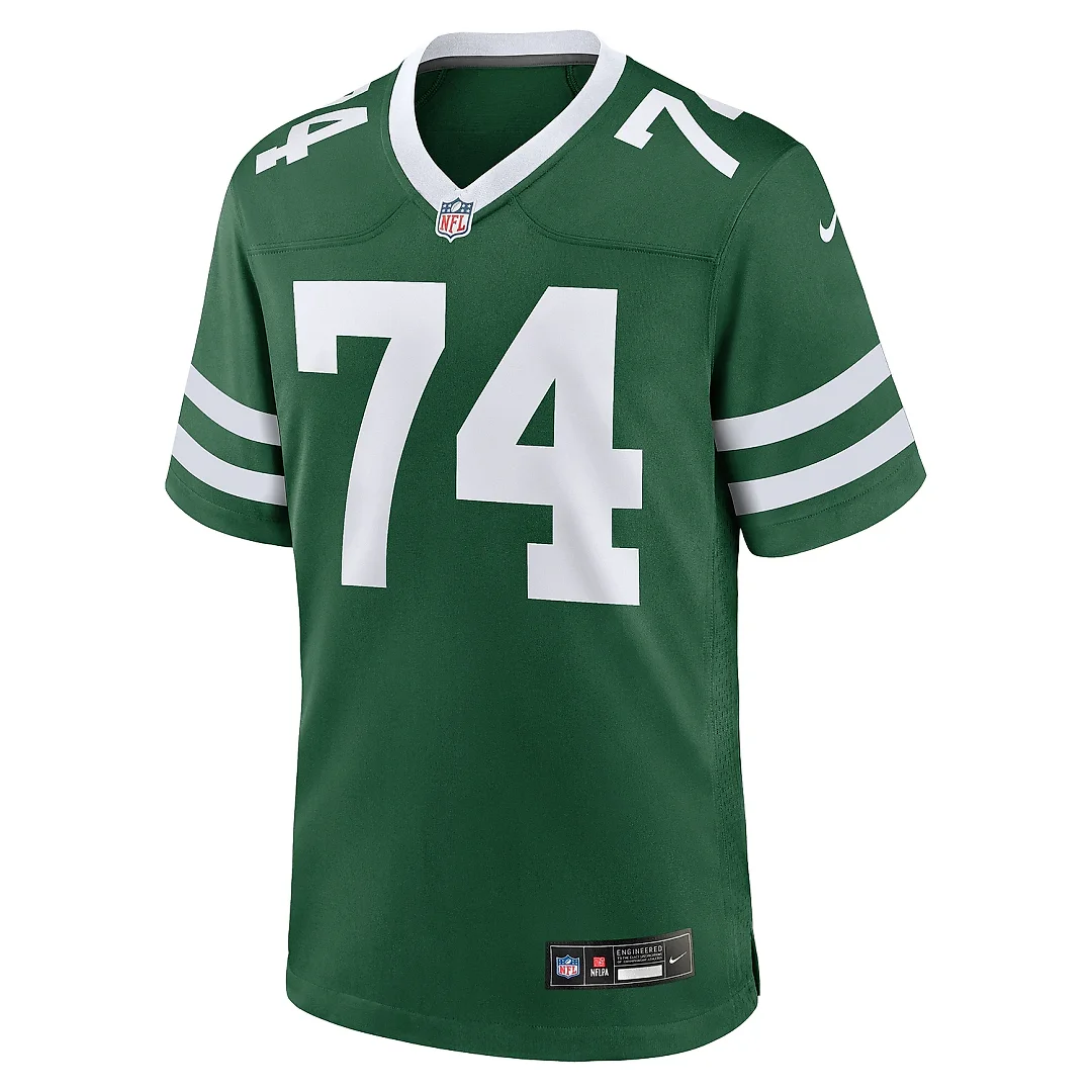 Zennovawear Men's New York Jets Olu Fashanu Gotham Green Player Game Jersey