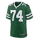 Zennovawear Men's New York Jets Olu Fashanu Gotham Green Player Game Jersey