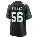 Zennovawear Men's New York Jets Quincy Williams Legacy Black Alternate Game Jersey