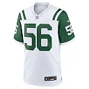 Zennovawear Men's New York Jets Quincy Williams White Classic Alternate Player Game Jersey