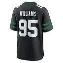Zennovawear Men's New York Jets Quinnen Williams Legacy Black Alternate Game Jersey