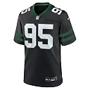 Zennovawear Men's New York Jets Quinnen Williams Legacy Black Alternate Game Jersey