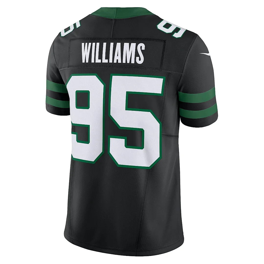 Zennovawear Men's New York Jets Quinnen Williams Legacy Black Alternate Vapor F.U.S.E. Limited Jersey