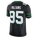 Zennovawear Men's New York Jets Quinnen Williams Legacy Black Alternate Vapor F.U.S.E. Limited Jersey